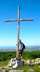 Bruno Doka auf seiner letzten Biketour